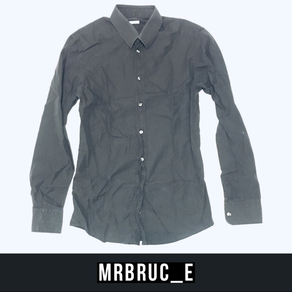 Dolce Gabbana Gold Collection Black Shirt (15.5)